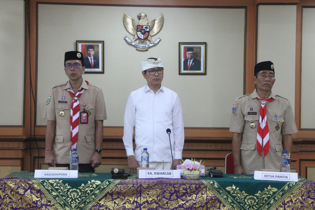 Wabup Suiasa Buka Muscab Gerakan Pramuka Kwartir Cabang Badung